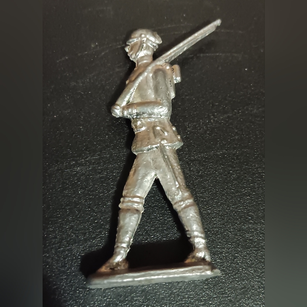 Vintage Lead Toy Soldier 1950s Tin German